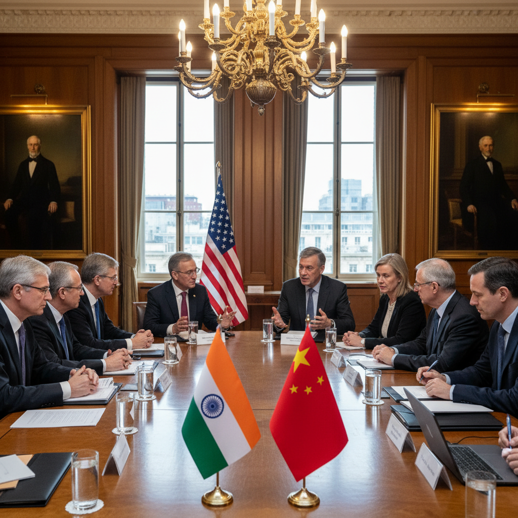 China Sees Opening in U.S.–India Rift