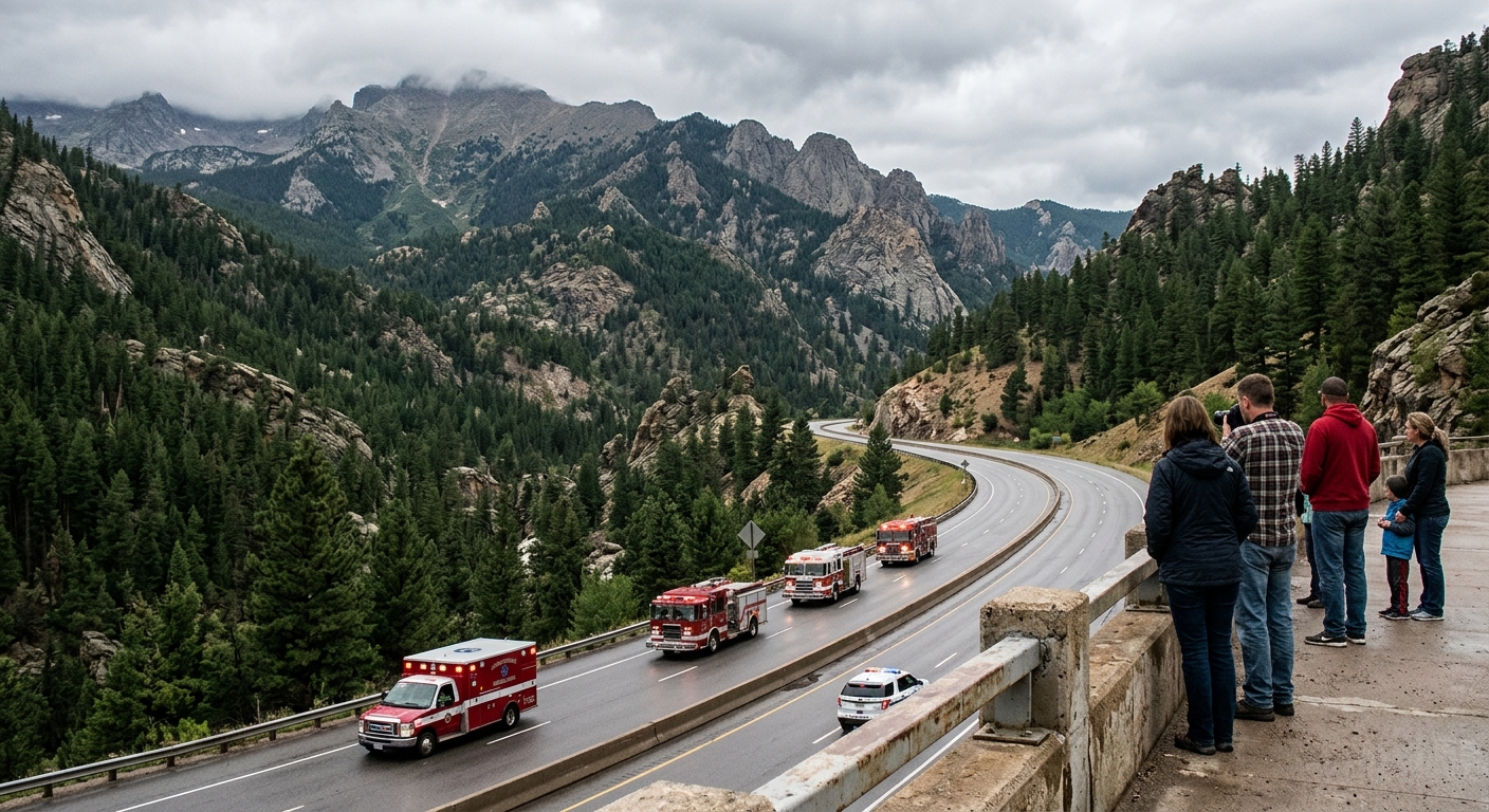 Colorado Honors Fallen Pilot with Memorial Procession Following Gold Mountain Fire