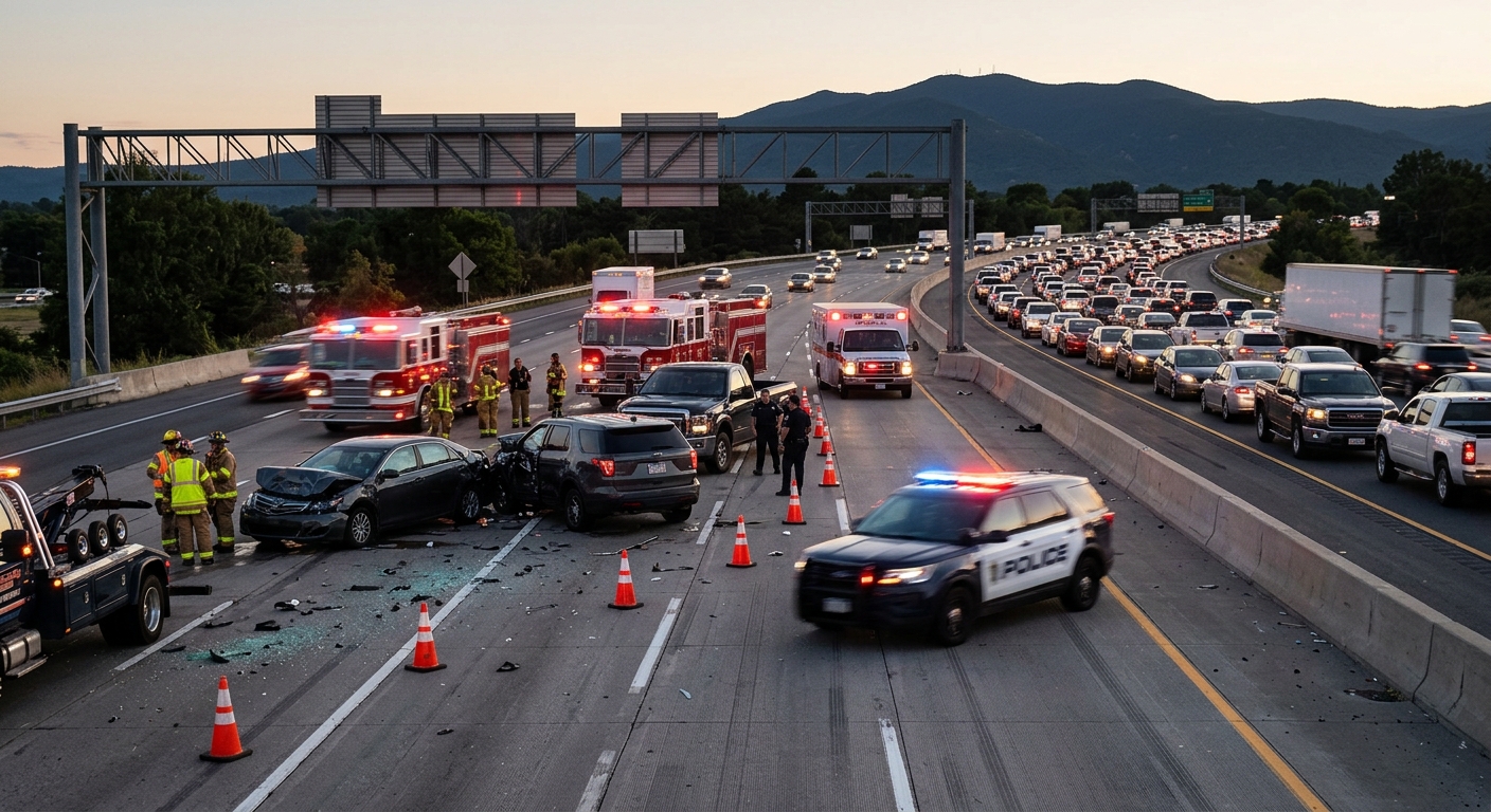 Multi-Vehicle Crash on I-25 Causes Major Traffic Disruption in Colorado