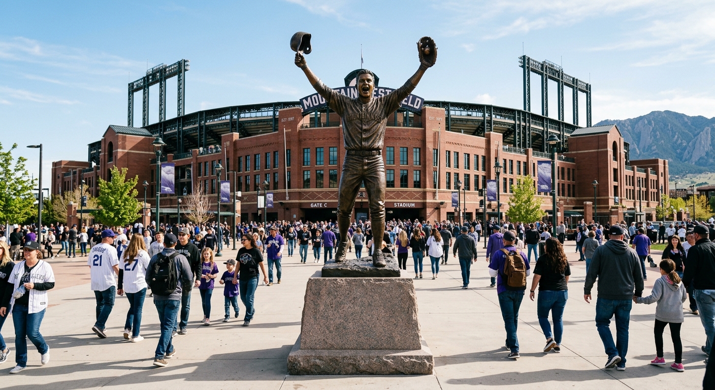 Todd Helton Honored with Statue Unveiling at Coors Field